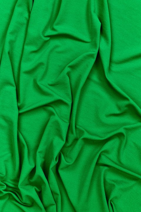 Georgette-Strickstoff aus Viskosegrün