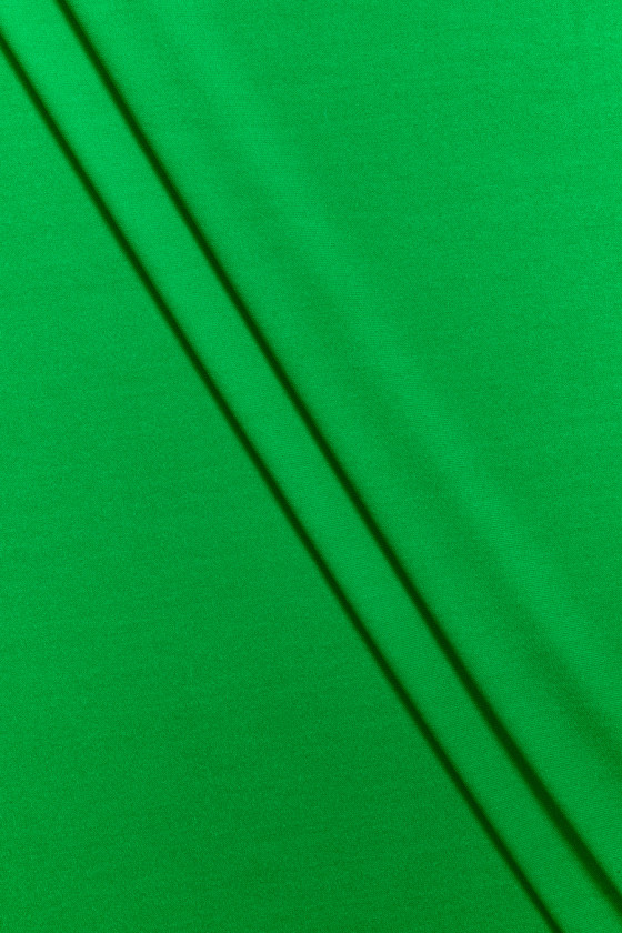 Tessuto a maglia georgette in viscosa verde