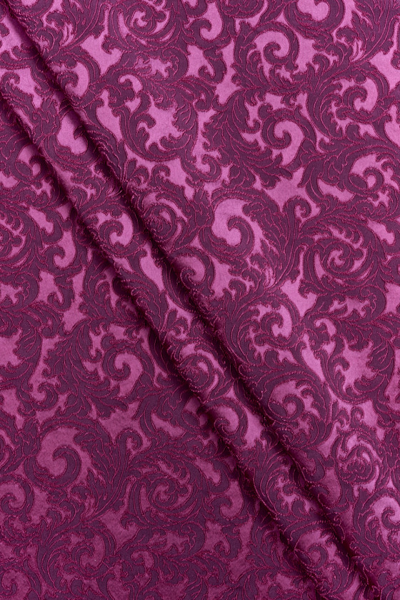 Jacquard paisley fukszia...