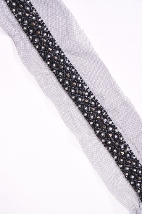 Beaded tape black