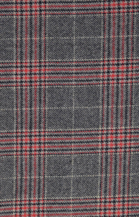 Plaid costume wool