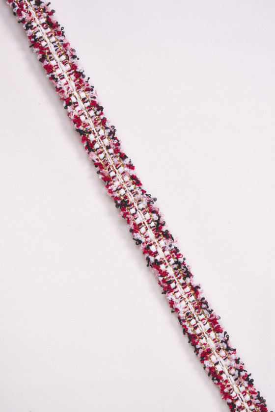 Taśma typu chanel multikolorowa KUPON 120cm