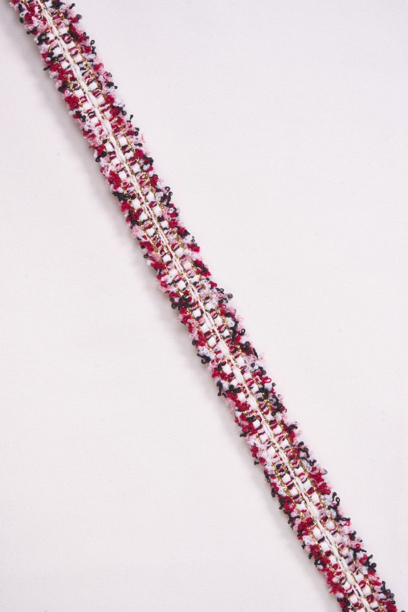 Taśma typu chanel multikolorowa KUPON 120cm