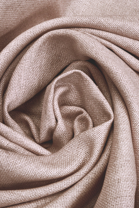 Cream bourette silk