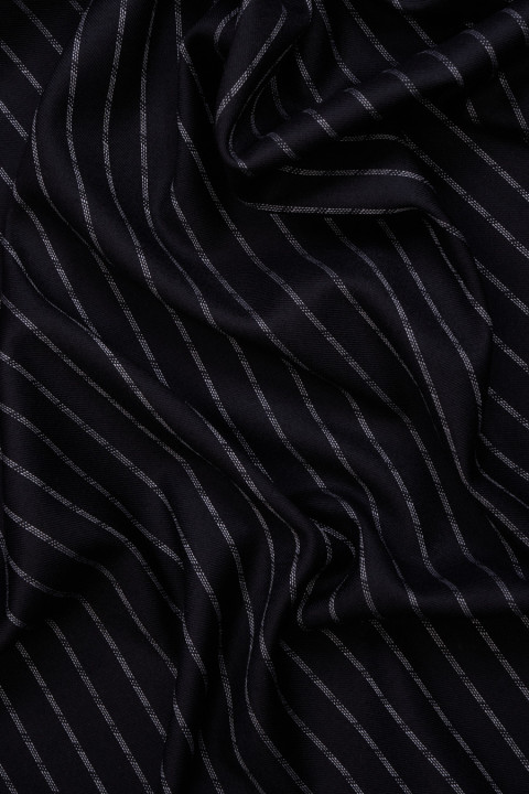 Black striped costume fabric