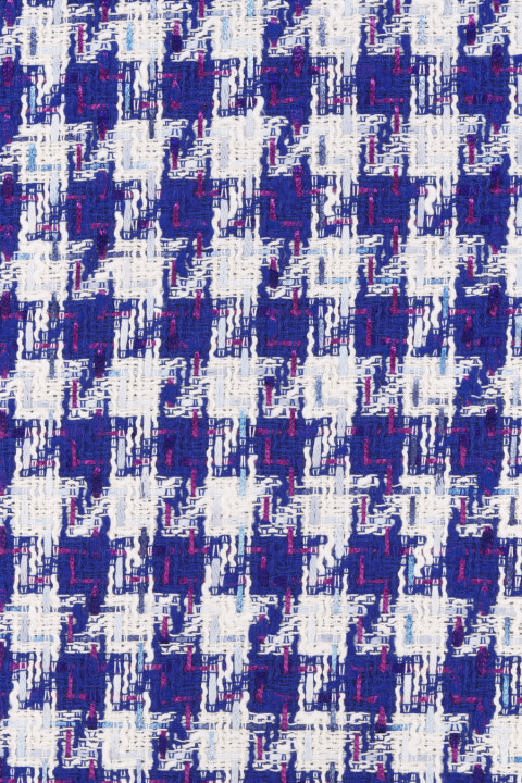 Chanel fabric light navy blue with ecru