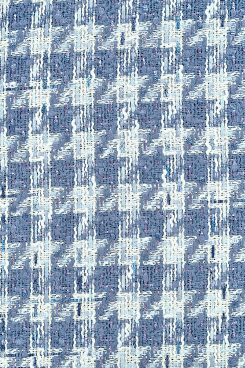 Chanel fabric blue / ecru