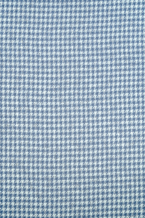 Chanel fabric blue / ecru