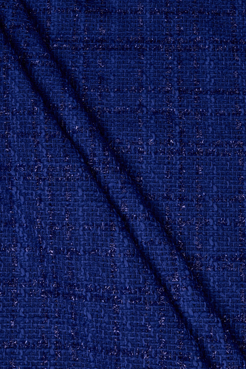 Tessuto Chanel fiordaliso blu