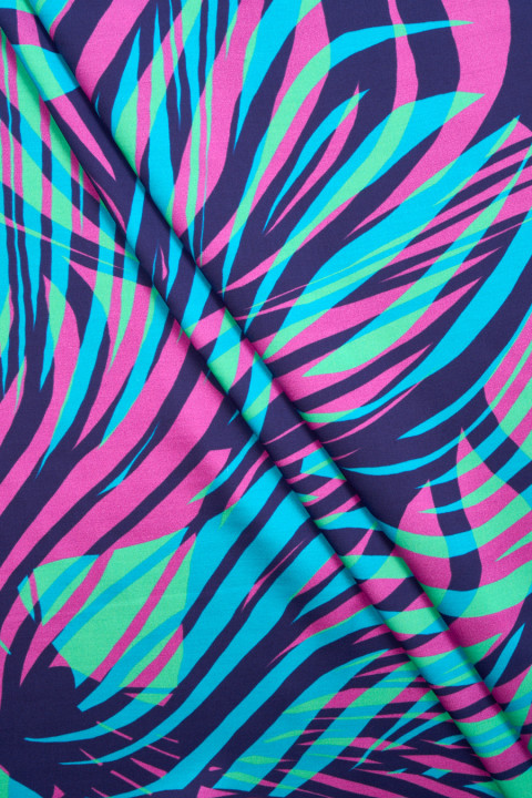 Viscose satin waves
