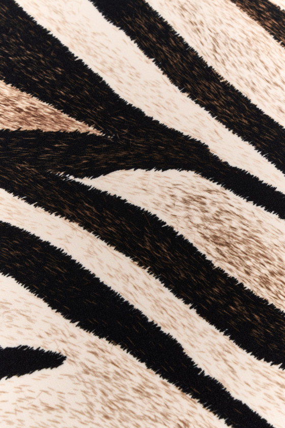 Polyester Zebra Stof