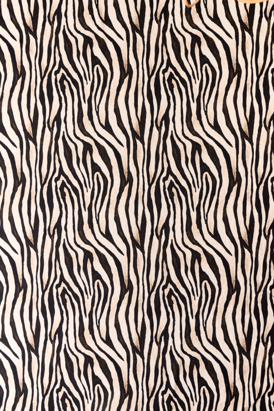 Polyester Zebra Tyg