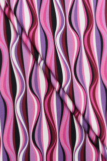 Ondulazioni rosa viscosa