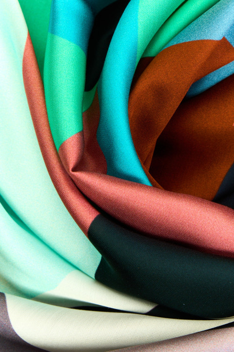 Viscose abstract green