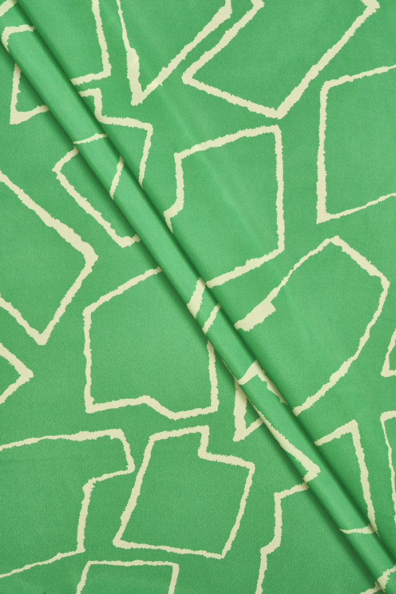 Viskose grøn geometri