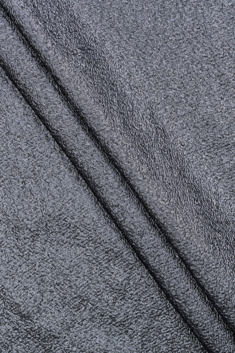 Organza jacquard graphite