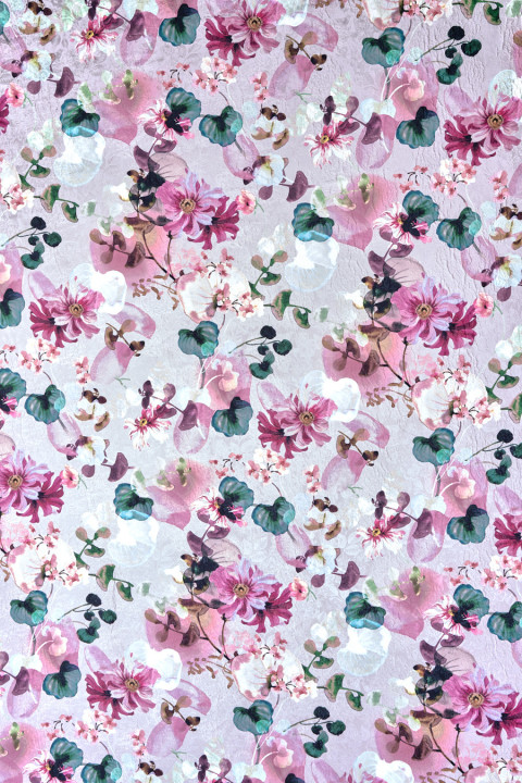Jacquard floral embossé