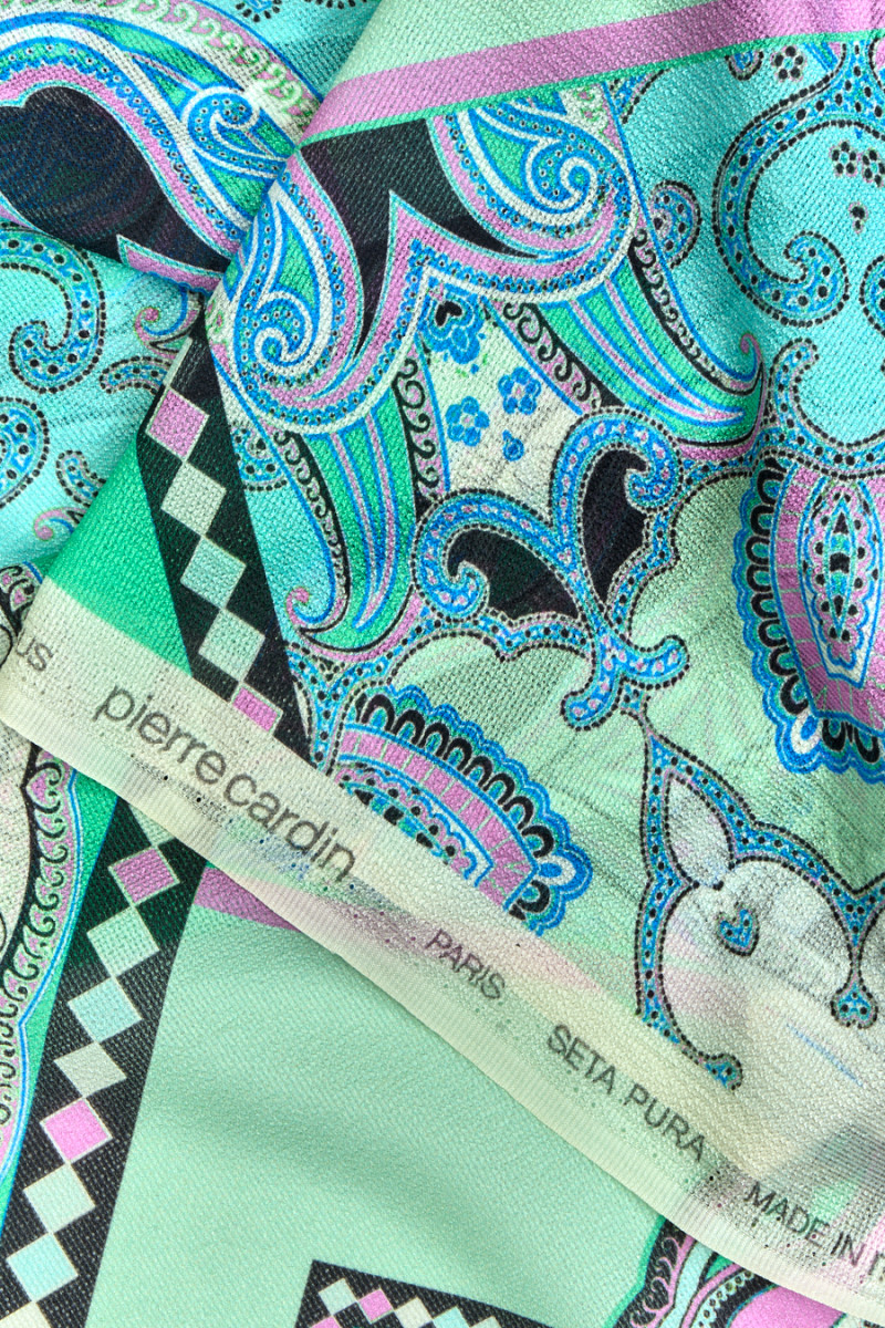 Jacquard selyem keleti geometria