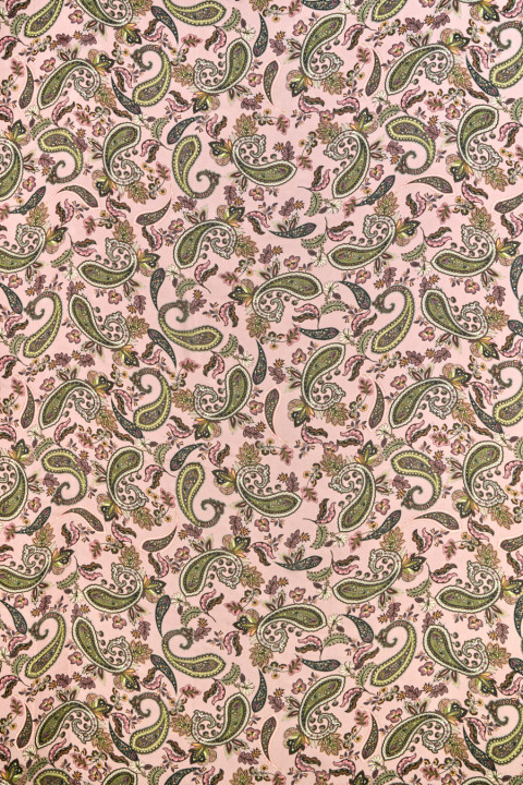 Muślin jedwabno-wiskozowy paisley