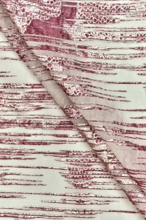 Jacquard beige y dorado