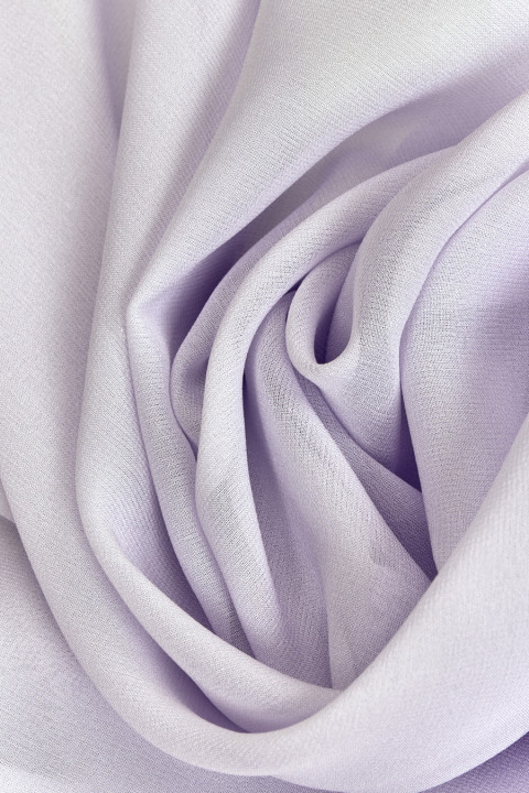 Georgette silk lilac