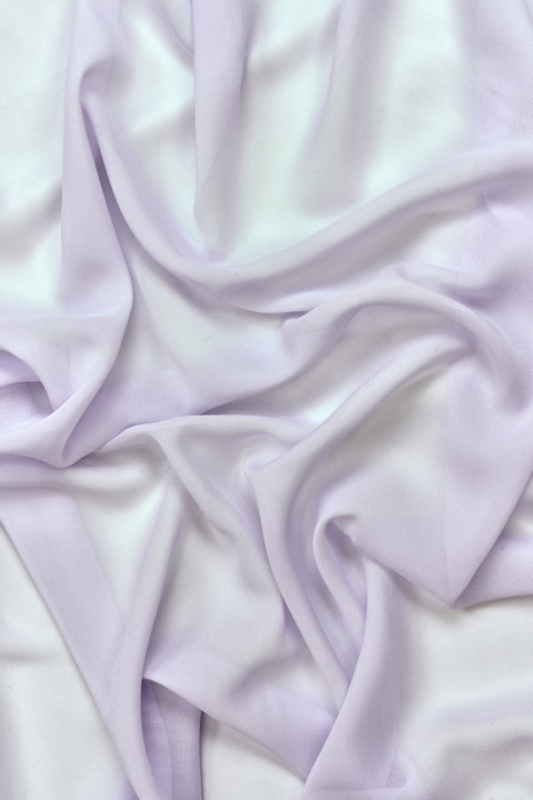 Georgette silk lilac