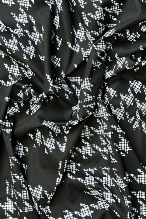 Shirt fabric crow's foot