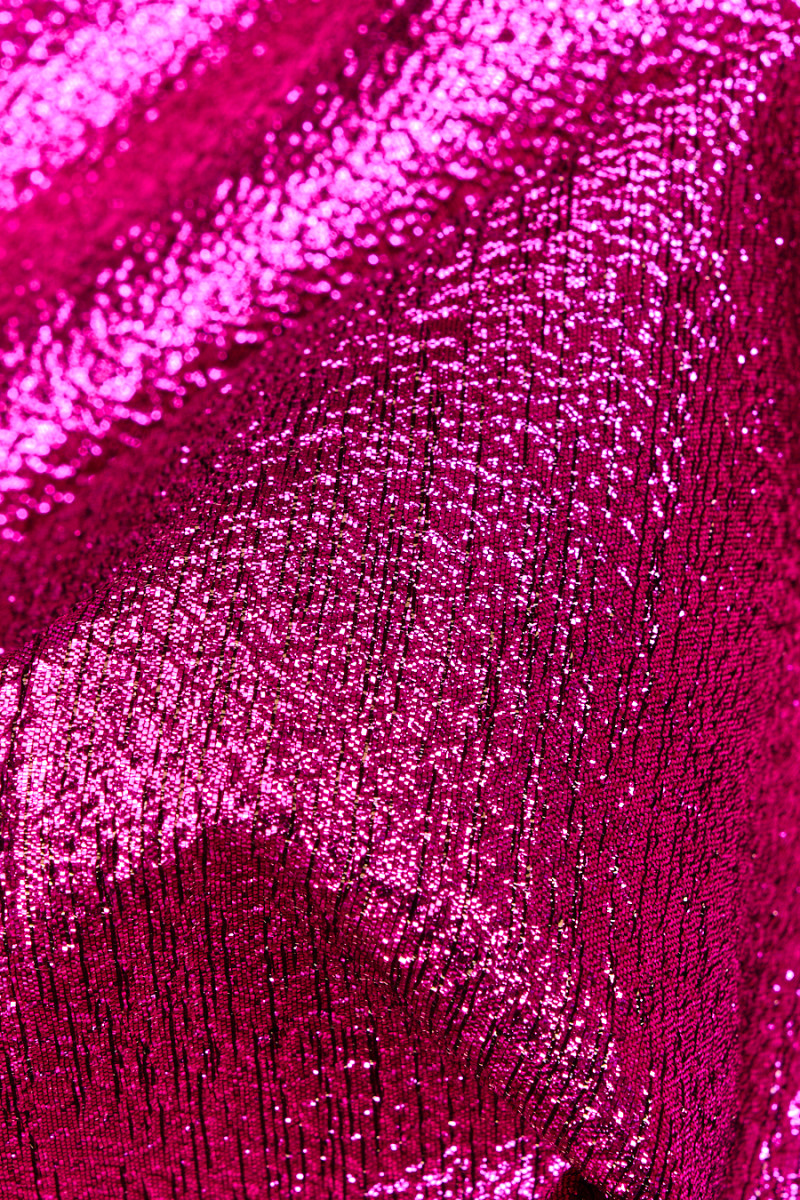 Jacquard fuchsia - noir