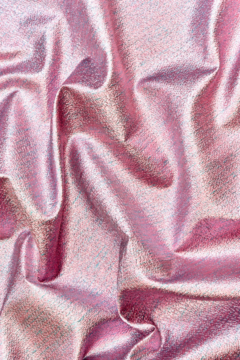 Pink and turquoise jacquard