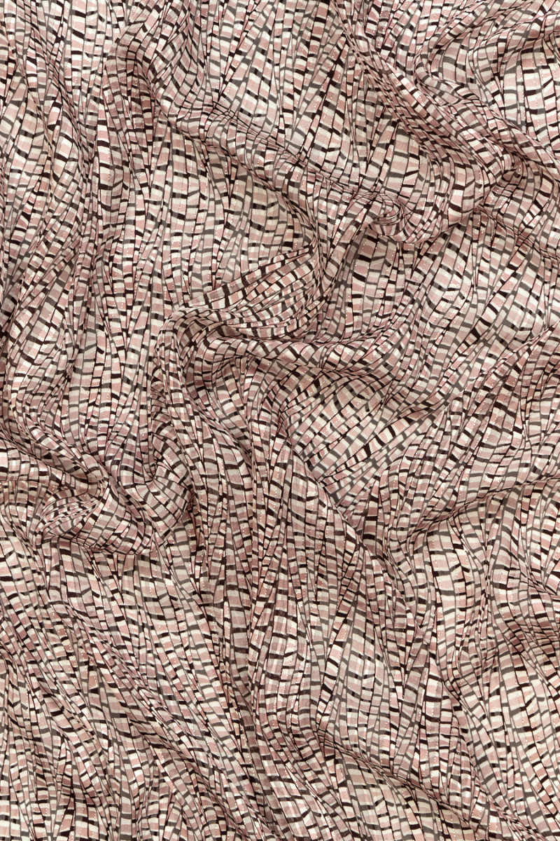 Devore-Quadrate aus Polyestergewebe COUPON 110cm