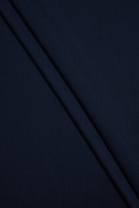 Costume wool with polyamide dark navy blue