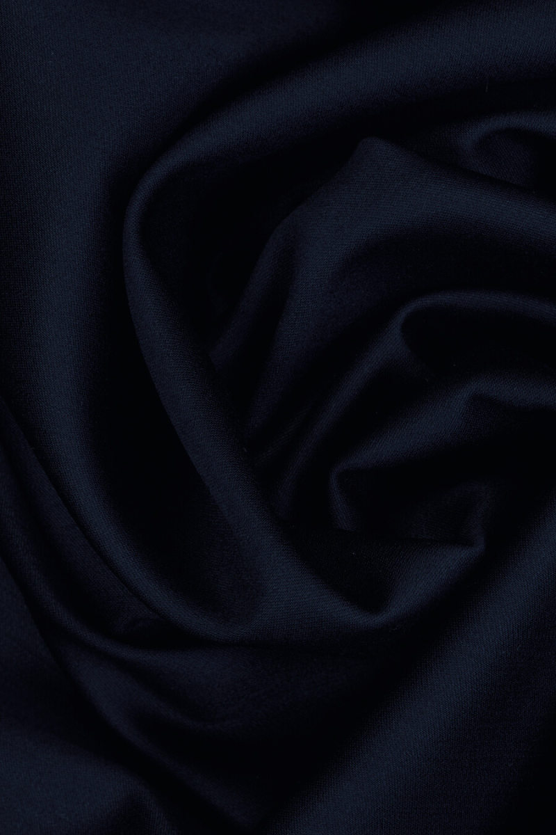 Kostuumwol met polyamide donker marineblauw