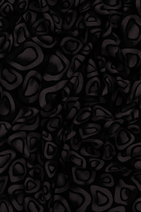 Jersey knitted fabric with patches