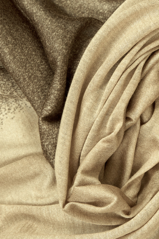 Shaded micromodal knit