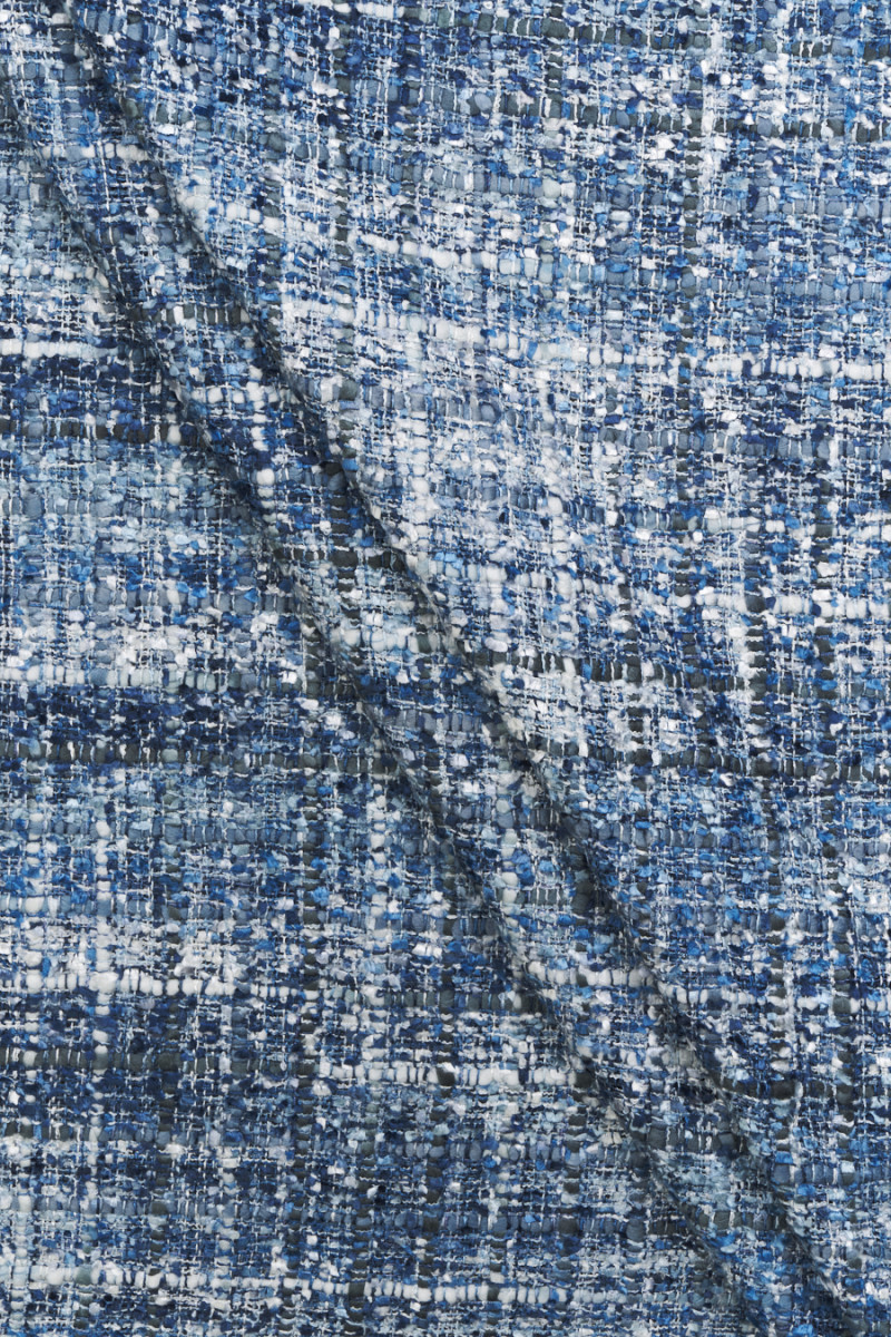 Blue chanel fabric