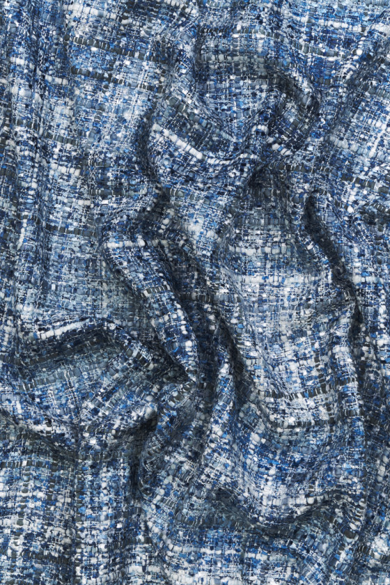 Chanel Stoff blau