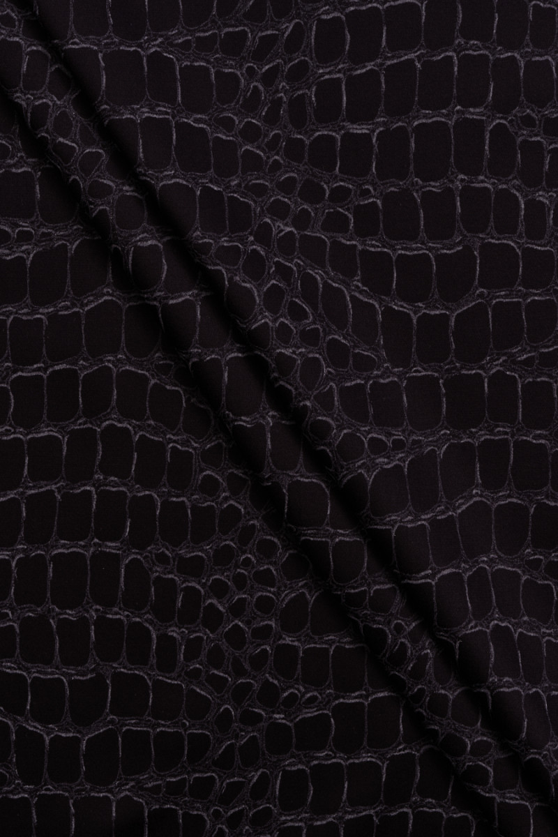 Crocodile jersey fabric