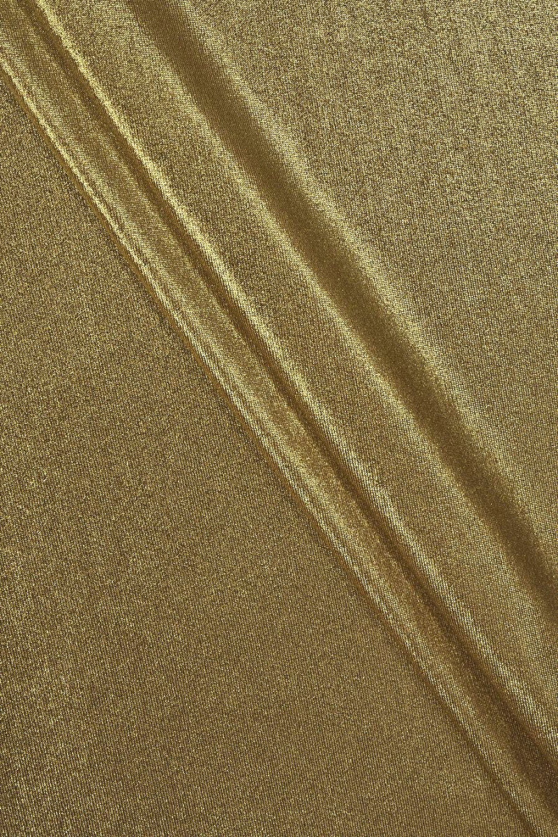 Gold knitted fabric