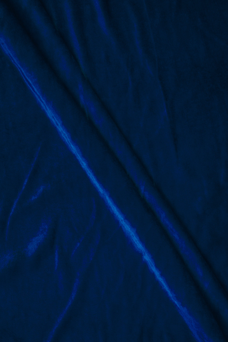 Velours de viscose-soie bleuet clair