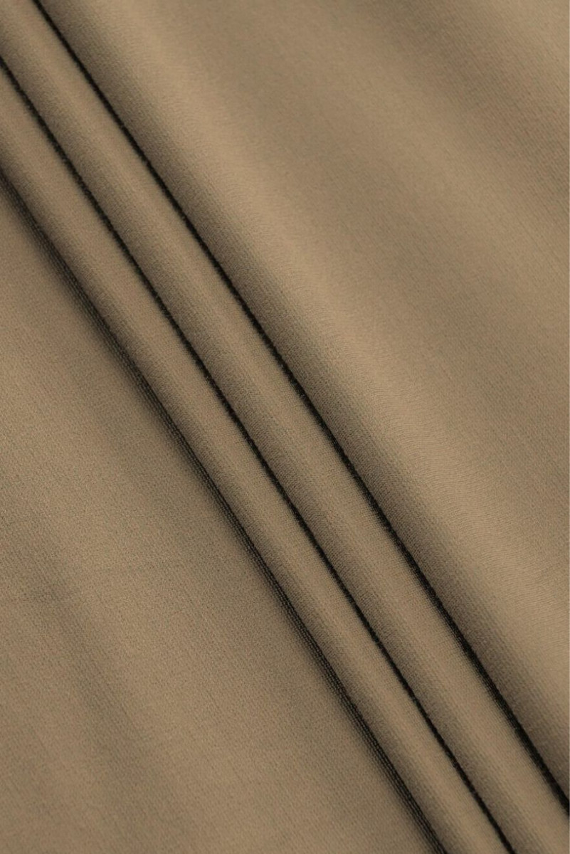 Jersey de viscosa beige oscuro