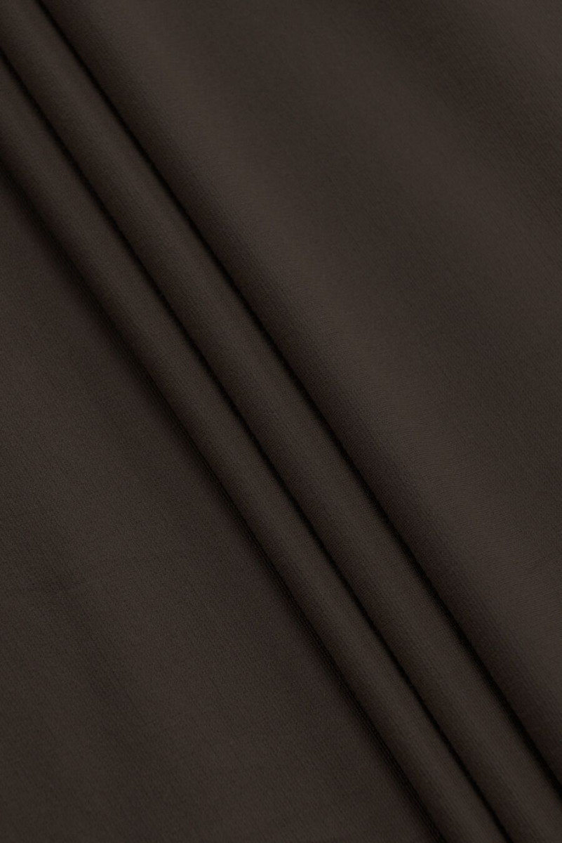 Polyester jersey dark brown