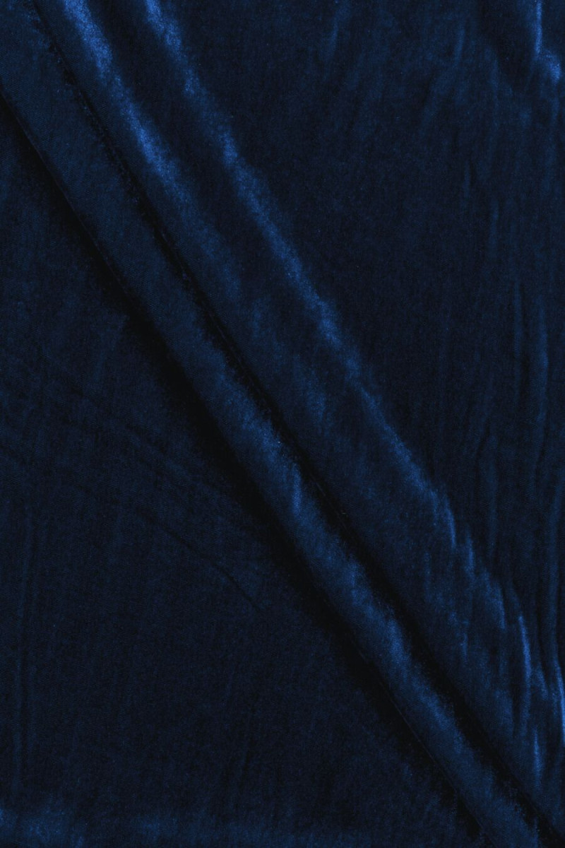 Exclusive navy blue velour