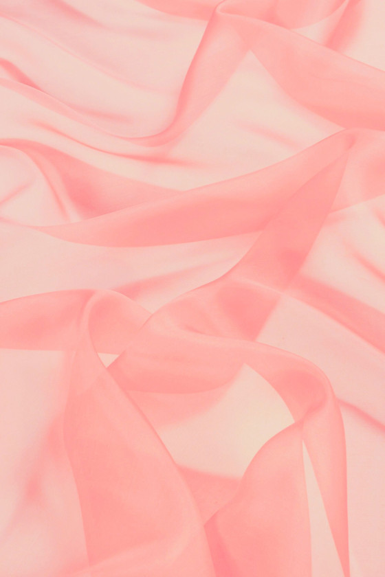 Organza silk light coral