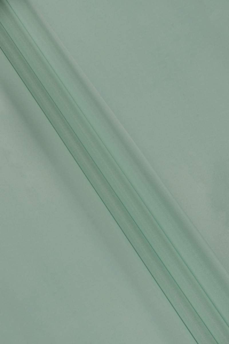 Sage silk organza