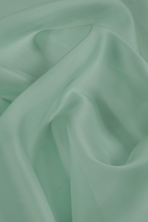 Silk organza - light navy blue