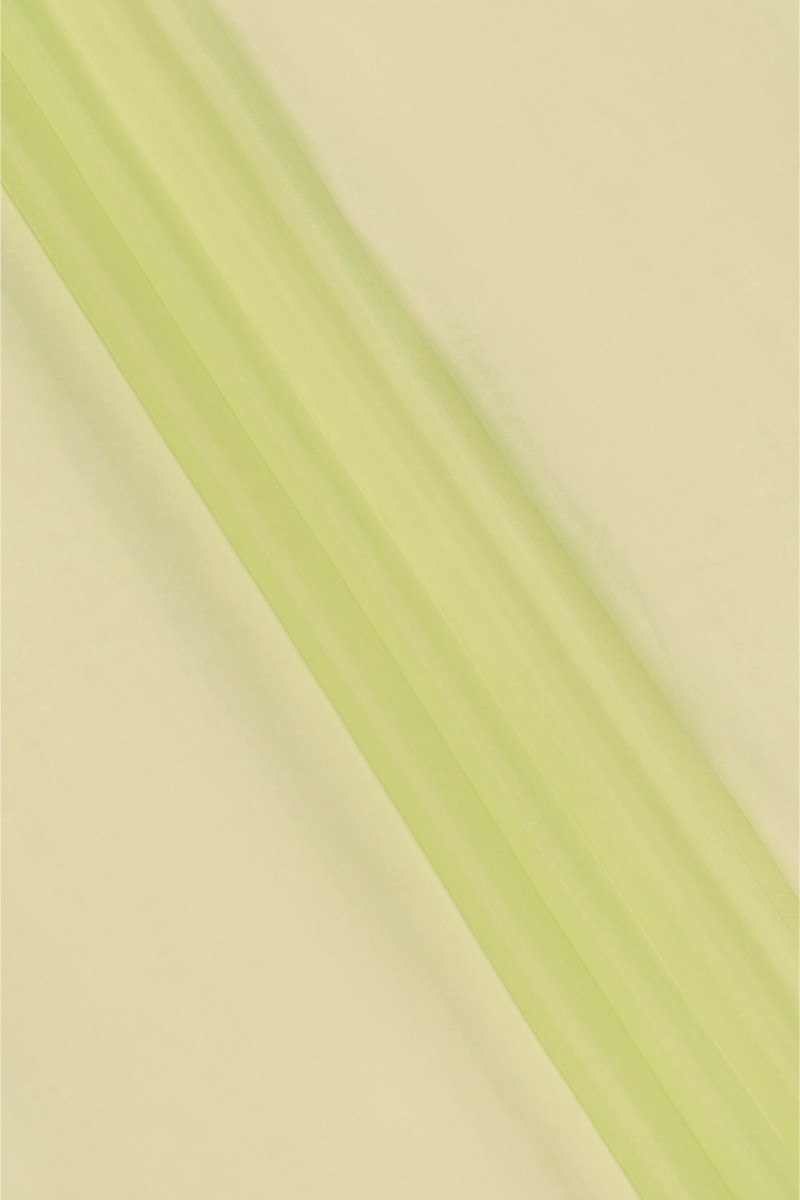 Organza mătase lime