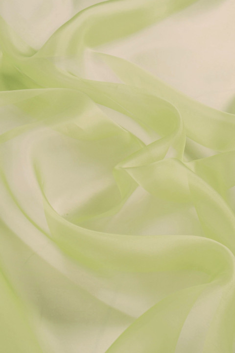 Silk organza - light navy blue