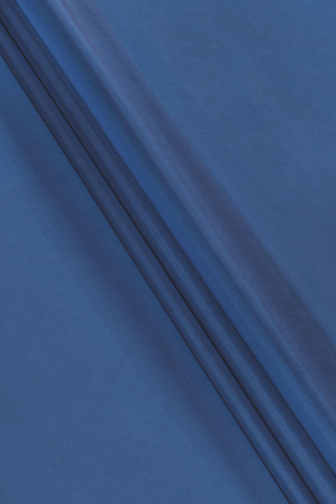 Silk organza - light navy blue