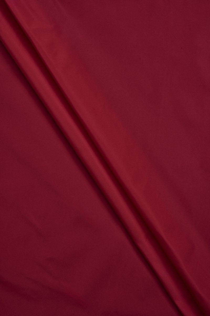 Silk taffeta dark red