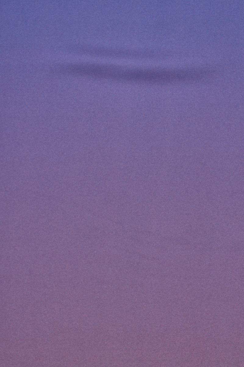 Satyna jedwabna ombre niebiesko różowa KUPON 200cm